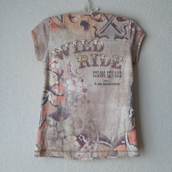 Wild Ride print tee - Picture 2 of 4